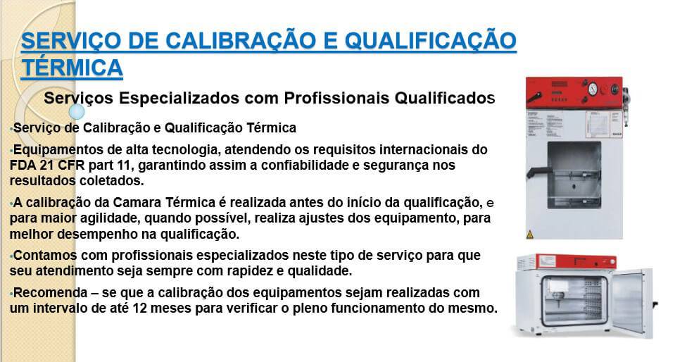 Serviço de Qualificação Térmica